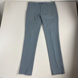 Masons Ems Pants Mens Size 52 36x34 Blue Casual Straight Leg Chino‎ Preppy